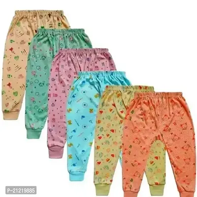 Stylish Cotton Printed Pyjama Bottom For Kids- Pack Of 5