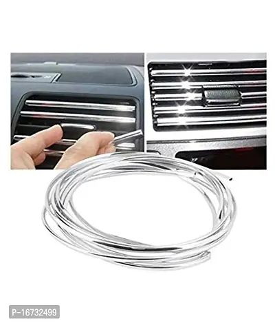 Guance AC Car Vent Chrome Car beeding for Chevrolet Tavera(3 Meter)-thumb0