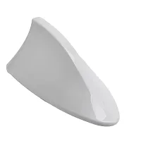 Guance Universal Working Shark fin car Antenna AM FM Radio Signal reciver ABS Plastic Antenna White Color Decorative Antenna Auto SUV Truck Van for Honda Jazz-thumb2