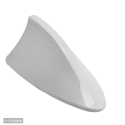 Guance Universal Working Shark fin car Antenna AM FM Radio Signal reciver ABS Plastic Antenna White Color Decorative Antenna Auto SUV Truck Van for Honda Jazz-thumb3