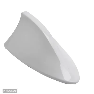 Guance Universal Working Shark fin car Antenna AM FM Radio Signal reciver ABS Plastic Antenna White Color Decorative Antenna Auto SUV Truck Van for Honda City 2017-thumb3