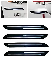 Guance Double Chrome Car Bumper Protector car Edge Guard (Pack of 4 Pcs) Front Rear Bumper Protector Universal for Zest 2018-thumb4