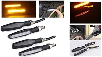 Guance Front, Rear 9 LED Indicator Light (Yellow, Set of 4) for Yamaha YZF R3 2018-thumb1