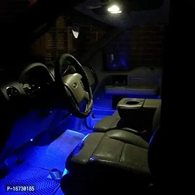 Guance Car LED Interior/Exterior Light IP65 Certified 2.4Watt Output Blue Color for Renault Kwid 2018 (1 Pcs)-thumb0