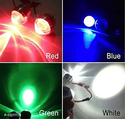 Guance 3 Watt RED Flashing Strobe Warning Fog LED Universal for Bike/Scooty (Set of 2 Pcs) for Vespa Elegante 150-thumb3