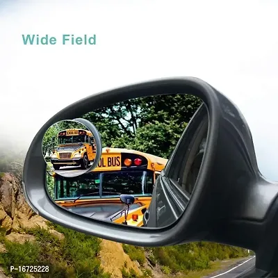 Carex WV001RCA0119 Universal Rear View Blind Spot Mirror (Set of 2)-thumb2