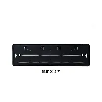 Generic Orbiz Car Number Plate Frame Set of Two (Front and Back) | Orbiz Car Number Plate Frame (2139005, Black)-thumb3