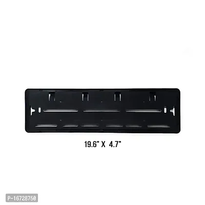 Generic Orbiz Car Number Plate Frame Set of Two (Front and Back) | Orbiz Car Number Plate Frame (2139005, Black)-thumb4