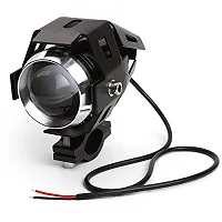 Guance U5 Motorcycle 12V LED Headlight Laser Cannon Waterproof High Power Spot Light,Motorbike Driving Spot Light Black(Pack of 1) for KTM RC 390-thumb1