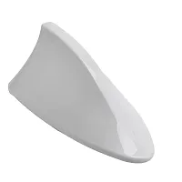 Guance Universal Working Shark fin car Antenna AM FM Radio Signal reciver ABS Plastic Antenna White Color Decorative Antenna Auto SUV Truck Van for Renault Lodgy-thumb2