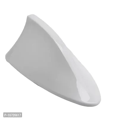 Guance Universal Working Shark fin car Antenna AM FM Radio Signal reciver ABS Plastic Antenna White Color Decorative Antenna Auto SUV Truck Van for Renault Lodgy-thumb3