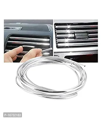 Guance AC Car Vent Chrome Car beeding for Volkswagen Jetta(3 Meter)-thumb0