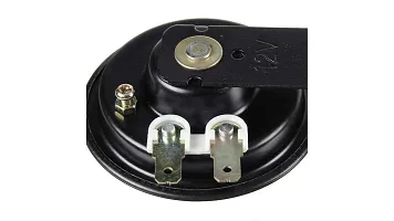 Guance Motorcycle/Car Electric Horn kit 12V 1.5A 105dB (Black 2 Pcs) for TVS Wego-thumb4