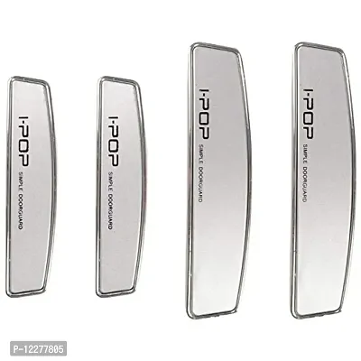 Guance I-pop Simple Silver Car Door Scratch Guard Protector (Set of 4) ForMaruti Suzuki S.Presso-thumb0