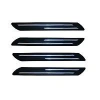 Guance Double Chrome Car Bumper Protector car Edge Guard (Pack of 4 Pcs) Front Rear Bumper Protector Universal for Zest 2018-thumb2