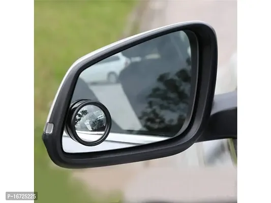 Carex Universal Plastic Rear View Round Blind Spot Mirror for Cars-thumb2