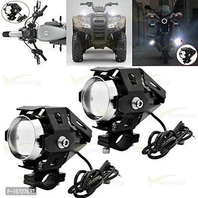 Guance U5 Motorcycle 12V LED Headlight Laser Cannon Waterproof High Power Spot Light,Motorbike Driving Spot Light Black(Pack of 1) for Aprilia SR 125-thumb4