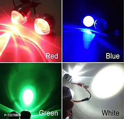 Guance 3 Watt RED Flashing Strobe Warning Fog LED Universal for Bike/Scooty (Set of 2 Pcs) for 22Motors Flow-thumb3