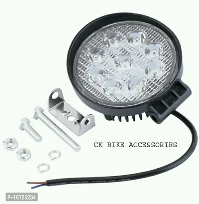 9 Led 27 W Round Fog Lamp Day Time RUNGING LIGHTS WHITE-thumb2