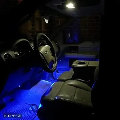 Guance Car LED Interior/Exterior Light IP65 Certified 2.4Watt Output Blue Color for Tata Hexa (1 Pcs)