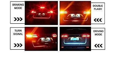 Guance Car Boot Trunk Led Light Multi Function Light Ice Blue  Red DRL Brake With Side Turn Signal  Parking Indication Dicky, Trunk, Boot Strip Light For Maruti Suzuki Zen Estilo-thumb4