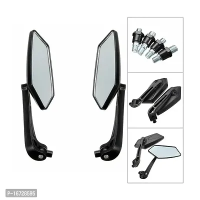 Guance 5 Edge Plastic Bike/Motorcycle Rear View Mirror Fit for Bajaj Pulsar 150-thumb3