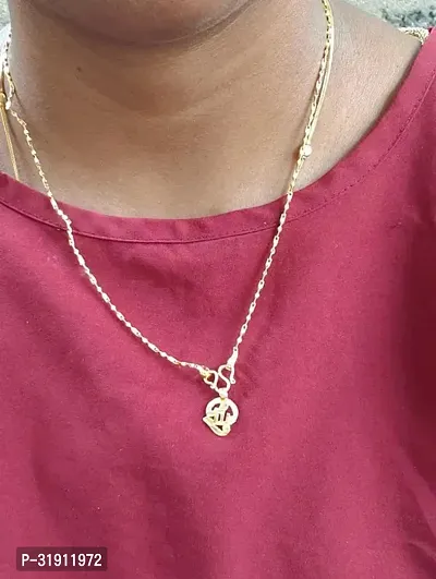 Stylist Alloy Chain With Pendant For Women