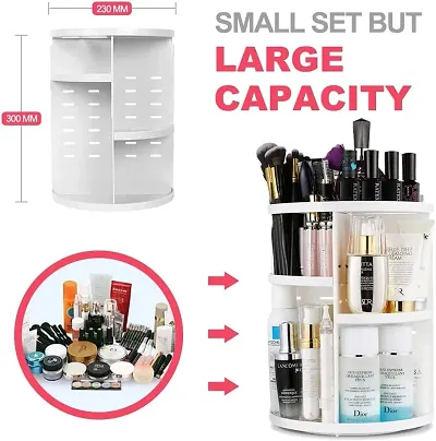 360 Rotating Makeup Organizer Adjustable Carousel Large Capacity Revolving  Perfume Organizer Skincare Organizers Cosmetic Storage Spinning Holder For