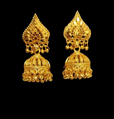 Alloy Jhumkas Earrings For Women