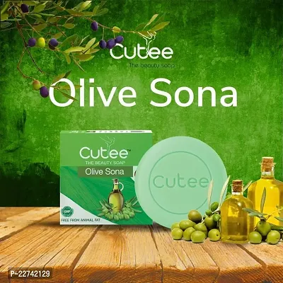 Cutee The Beauty Soap Olive Sona 120g Pack of 5