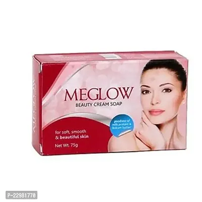 Meglow Beauty Cream Soap 75g Pack of 4-thumb0
