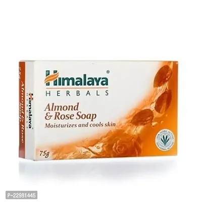 Himalaya Since 1930 Almond  Rose Moisturizes and Cools Skin Soap 75g Pack of 3