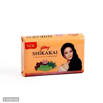 Godrej Shikakai Amla  Bhringraj Soap 75g Pack of 3-thumb0