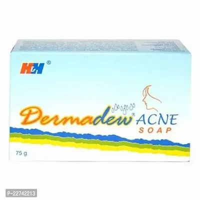 Dermadew Acne Soap 75g Pack of 4-thumb0