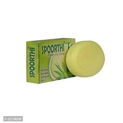 Spoorthi Aloevera Soap 75g Pack of 6-thumb0