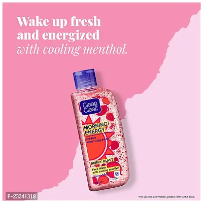 Clean  Clear Morning Energy Face Wash Berry 100 ml-thumb0