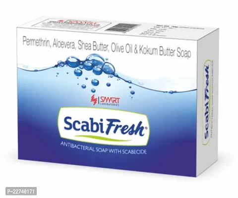 Smartway Scabi Fresh Aloe Antibacterial With Medicated Soap 75g Pack of 3