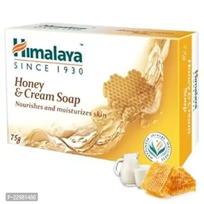Himalaya Since 1930 Honey  Cream Nourishes  Moisturizes Skin Soap 75g Pack of 3-thumb0