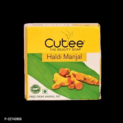 Cutee The Beauty Soap Haldi Manjal 120g Pack of 5