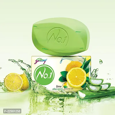 Godrej No.1 Lime Aloe Vera Soap 50g Pack of 2
