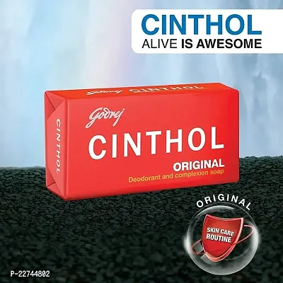 Godrej Cinthol Original Deodorant  Complexion Soap 100g Pack of 4-thumb0
