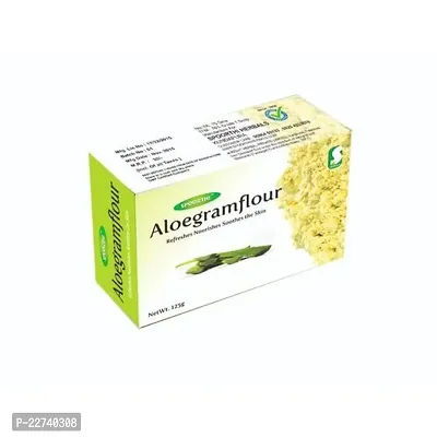 Spoorthi AloeGramflour Refreshes Nourishes Soothes the skin Soap 75g-thumb0