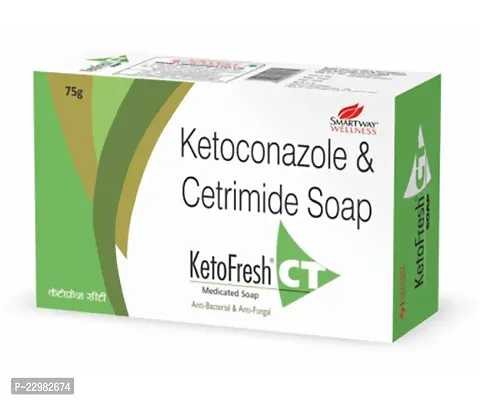 Smartway KetoFresh Anti Bacterial  Anti Fungal Medicated Soap 75g Pack of 2