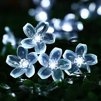 Meneon 20 LED 4 Meter Blossom Flower Fairy String Lights, Christmas Lights for Diwali Home Decoration (White)-thumb4