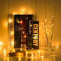 Meneon Pack of 2 - 5 Meter LED Fairy Lights, 50 LEDs Battery Operated String Lights Waterproof (Warm White) for Indoor, Outdoor, Lights, Bedroom, Diwali Lights, Decoration Lights, Decorative Lights-thumb2