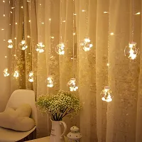 Meneon 12 Wish Balls 108 LED Wish Balls Window Curtain String Lights with 8 Flashing Modes (Warm White)-thumb3