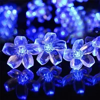 Nisco 36 LED 8 Meter Blossom Flower Plug in Fairy String Lights, Christmas Lights for Diwali Home Decoration (Blue)-thumb2