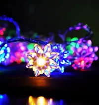 Meneon 36 Led Lotus Flower String Light, 8 Meter Light, Romantic Flower Fairy Light, Suitable for Bedroom, Diwali Decor, Christmas Tree, New Year, Garden Decoration, Diwali Lights ? Multicolor/RGB-thumb4