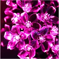 Infiprises Blooming Flower 20 LED 4 Meter Blossom Flower Lights, Fairy String Christmas Lights for Diwali Home Decoration (Pink)-thumb4