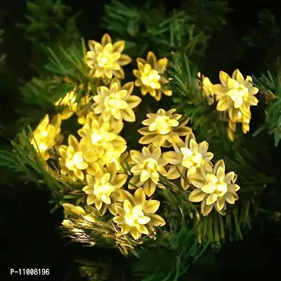 Meneon 36 Led Lotus Flower String Light, 8 Meter Light, Romantic Flower Fairy Light, Suitable for Bedroom, Diwali Decor, Christmas Tree, New Year, Garden Decoration, Diwali Lights ? Warm White-thumb4